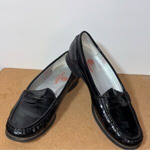Marc Anthony Women's Size 8 Patent Leather Shiny Black Loafers